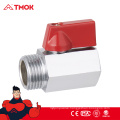 Convsion Mini Brass Ball Valve Male to Female M/F NPT/BSP 1/2 inch Copper Shutoff Ball Valve Flow Control Shower